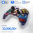 XSX Water Transfer Print 2.4G Wireless Gaming Controller Dual Vibration Motor Gamepad for PC Switch Android - Graffiti - 4