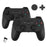CM-039 Dual Player 2.4G Wireless Controller Gamepad with Interchangeable D-pad for PC Android Smart TV Gaming - Black - 1