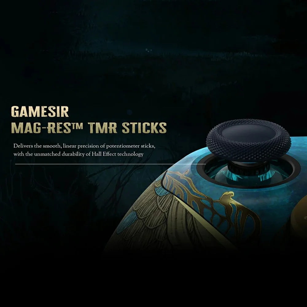 GAMESIR G7 Pro Wuchang Fallen Feathers Edition Tri-Mode Wireless Controller for Xbox One / Series S / X / PC / Android - Black - 6
