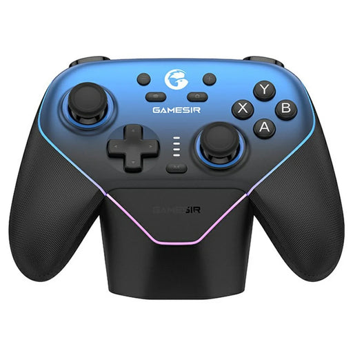 GAMESIR T4n Pro Tri-Mode Bluetooth-compatible Wireless Game Controller RGB Light with Charging Dock - Starry Blue - 1