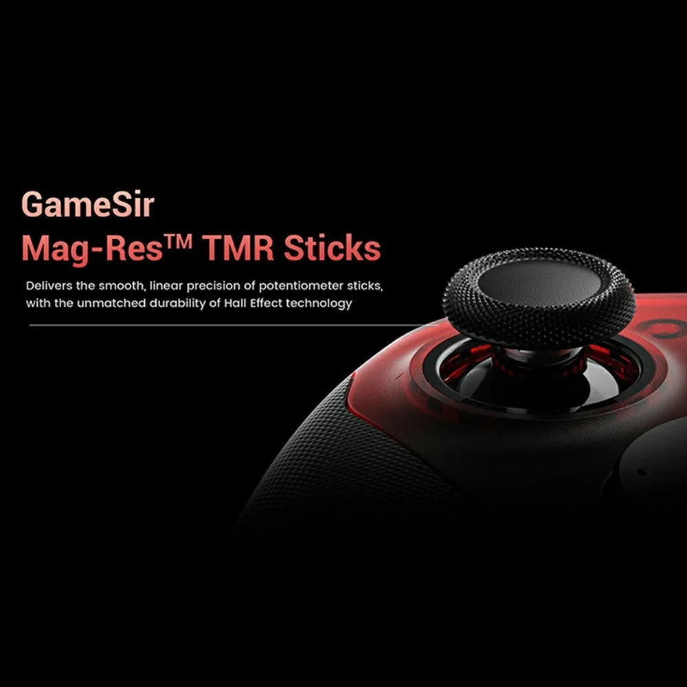 GAMESIR G7 Pro Wireless Gaming Controller Tri-mode Bluetooth-compatible TMR Sticks 1000Hz for Xbox One / Series X / S / PC / Steam - White - 3