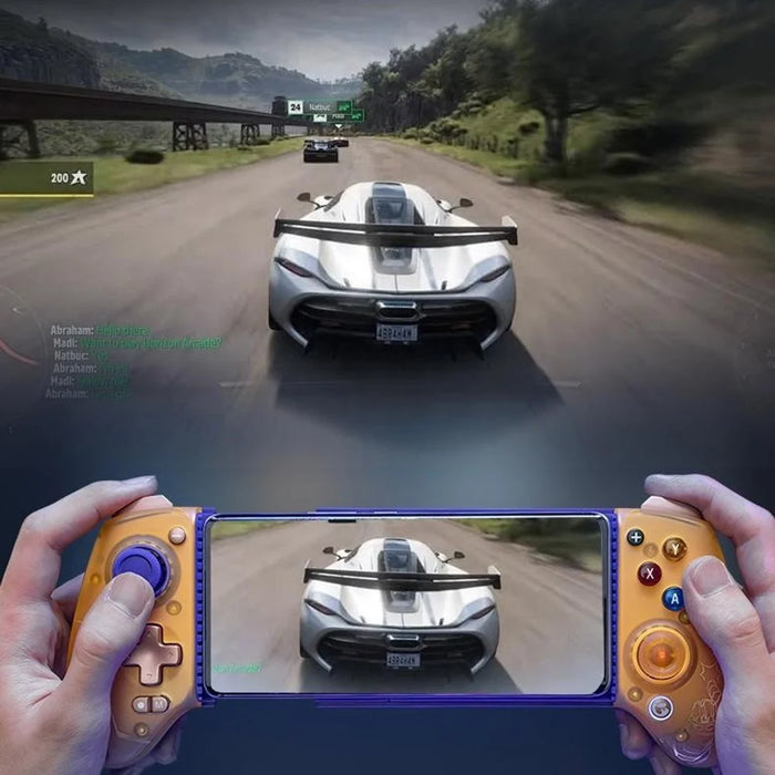 GAMESIR G8+ Bluetooth-compatible Telescopic Game Controller Hall Effect Joystick for Xbox / Switch - Purple+Gold - 2