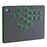 D216 16-Key Arcade Fight Keyboard with OLED Display for Sony PlayStation 4 / 3 / Nintendo Switch / PC - Black - 1