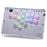 D116 Acrylic Crystal Panel 16-Key Arcade Controller for Sony PlayStation 4 / 3 / Nintendo Switch / PC Fighting Game Keyboard - White - 1