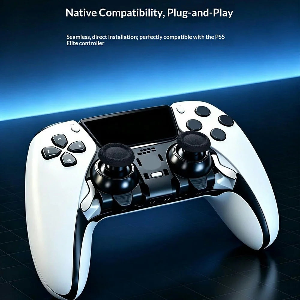 PS5-0161 Adjustable Damping Joystick Module for Sony PlayStation 5 Elite Controller Anti-Slip Texture Replacement - Black - 5