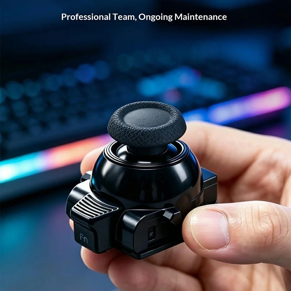 PS5-0161 Adjustable Damping Joystick Module for Sony PlayStation 5 Elite Controller Anti-Slip Texture Replacement - Black - 6