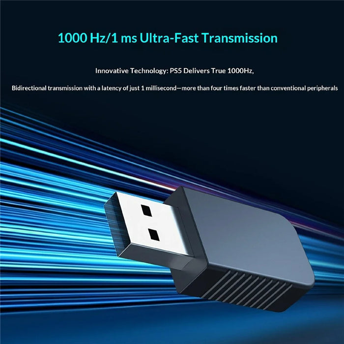 PS5026 1000Hz Mouse Keyboard Converter USB Controller Adapter for Nintendo Switch / Switch Lite / Switch OLED / Switch 2 / Sony PlayStation 5 / 4 - Black - 3