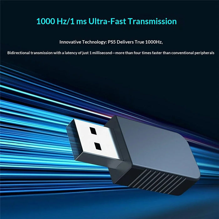 PS5017 1000Hz Mouse Keyboard Converter for Sony PlayStation 5 / Raspberry Pi Gaming Adapter - Black - 4
