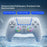 HS-PS5250 Bluetooth-compatible Wireless Game Controller with Hall Effect Triggers 6-Axis Gyro for Sony PlayStation 5/PC - White - 2
