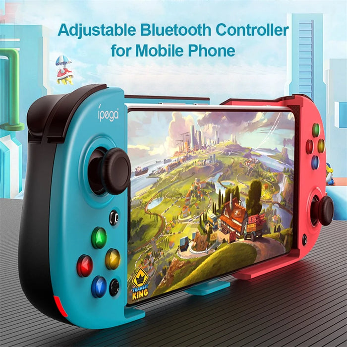 IPEGA PG-9217 Stretchable Wireless Gamepad Bluetooth-compatible Joystick Game Handle for IOS/Android - Black - 2