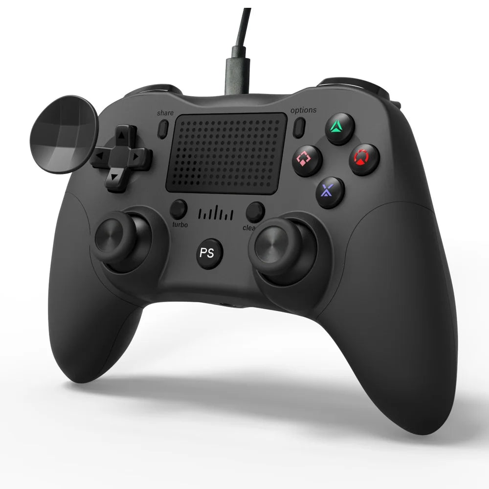 MB-P912w Wired Gamepad Dual Analog Game Joystick Controller Gaming Gamepad for PS4 - Black - 1