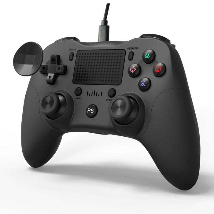 MB-P912w Wired Gamepad Dual Analog Game Joystick Controller Gaming Gamepad for PS4 - Black - 1