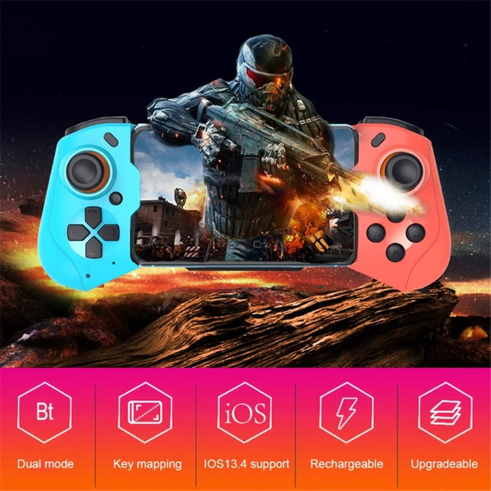 MOCUTE 060 Bluetooth-compatible Wireless Retractable Gamepad Game Joystick Controller for Android/iOS Mobile Phone - Black - 4
