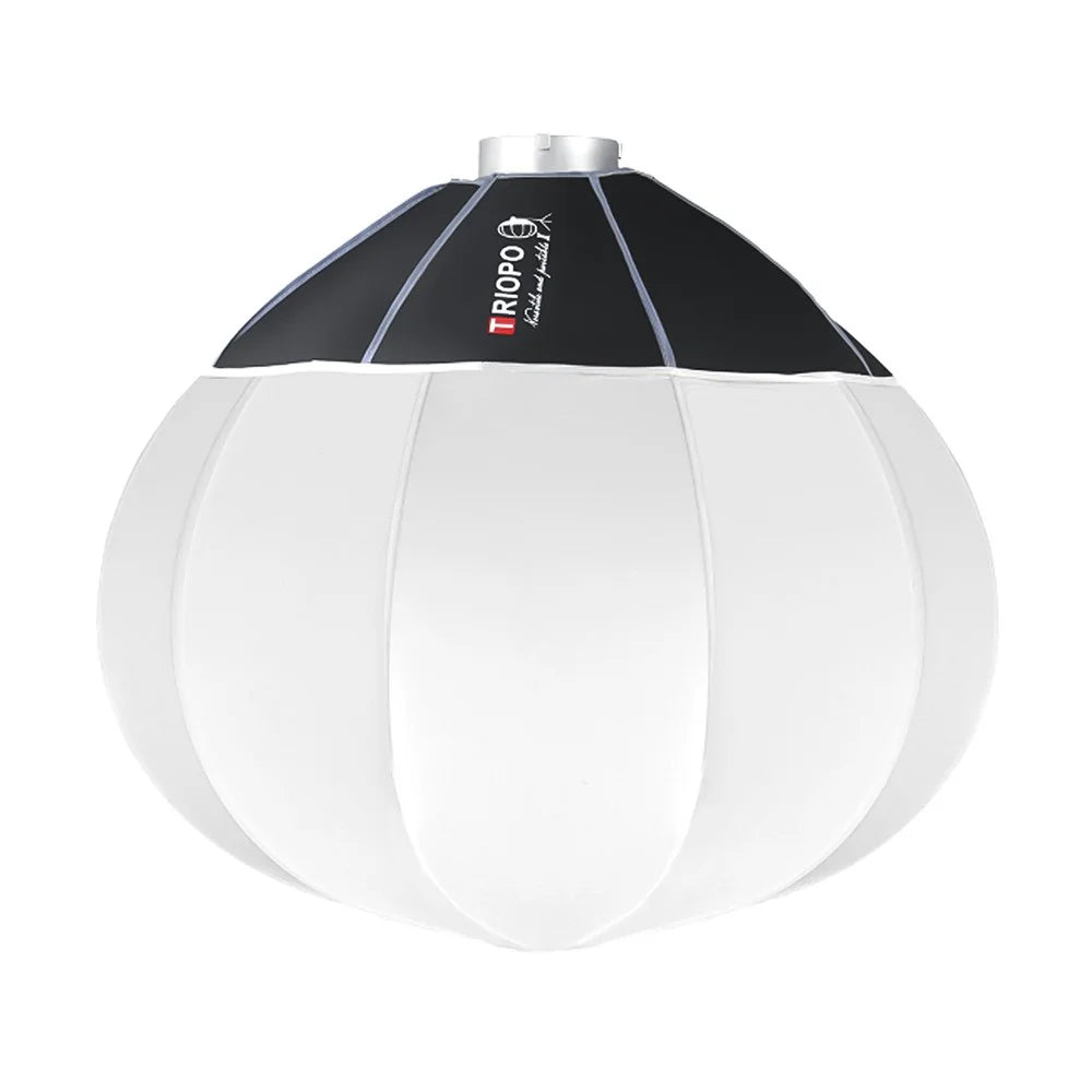 TRIOPO KQ65 65cm Lantern Softbox Spherical Collapsible Soft Box Studio Photography Video Lighting Accessory - 2