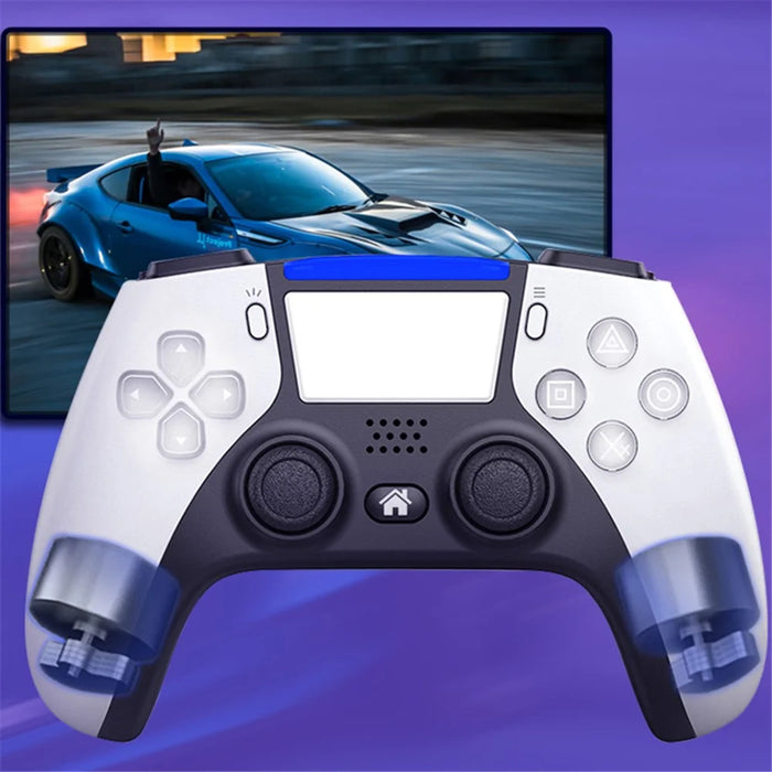 P02 Bluetooth Wireless Game Controller Double Vibration Six-axis Programmable Gamepad for Nintendo Switch/PS4 Game Consoles - Red - 2