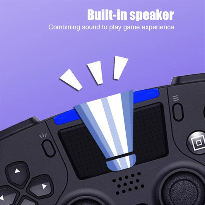 P02 Bluetooth Wireless Game Controller Double Vibration Six-axis Programmable Gamepad for Nintendo Switch/PS4 Game Consoles - Red - 5