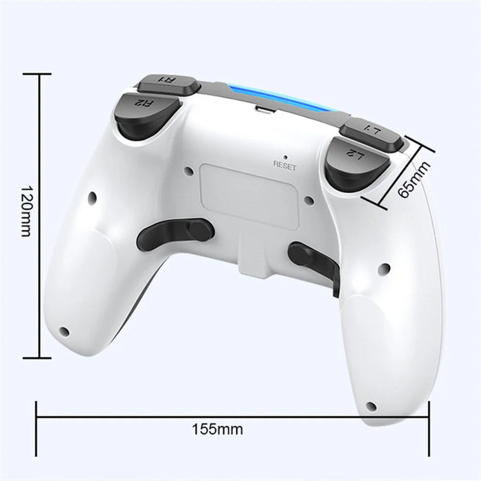 P02 Bluetooth Wireless Game Controller Double Vibration Six-axis Programmable Gamepad for Nintendo Switch/PS4 Game Consoles - Red - 7