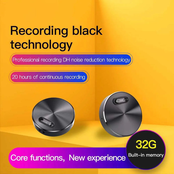 Q37 32GB Mini Voice Activated DSP Noise Reduction Time Stamp Smart Audio Recorder Support OTG Function - 5
