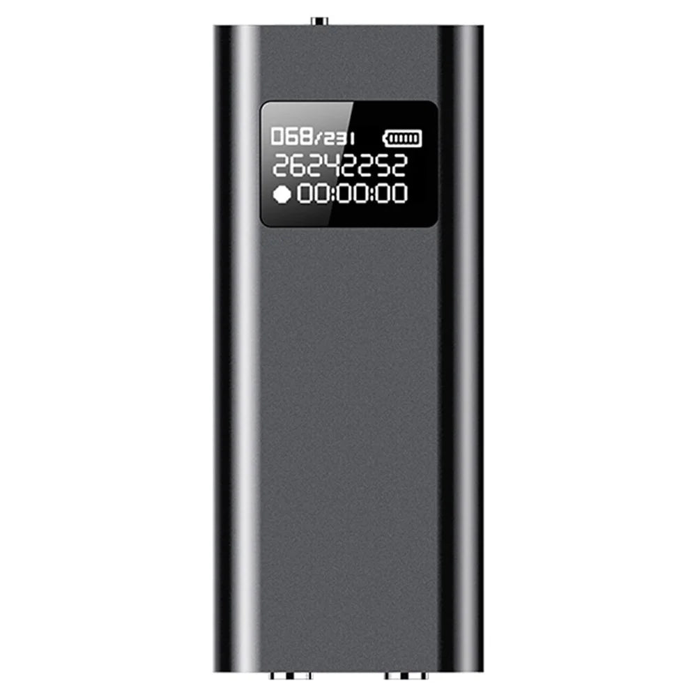 Q25 4GB Portable Back Clip Design Magnetic Audio Recorder LED Screen Music Player Voice Recorder for Classroom Meeting Speech - 4