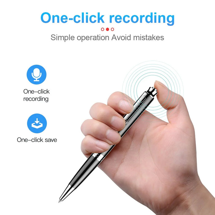 Q60 Compact Size 32G Voice Recorder Pen Easy Concealing Audio Recorder Voice Activated Recording Device for Lecture Meeting Class Interview - 4