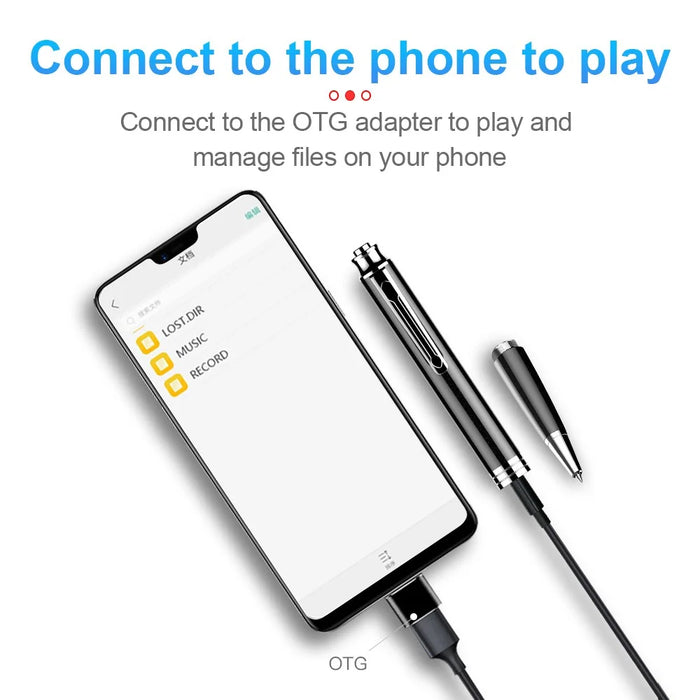 Q60 Compact Size 32G Voice Recorder Pen Easy Concealing Audio Recorder Voice Activated Recording Device for Lecture Meeting Class Interview - 6