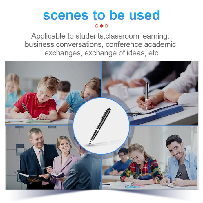 Q60 Compact Size 32G Voice Recorder Pen Easy Concealing Audio Recorder Voice Activated Recording Device for Lecture Meeting Class Interview - 7
