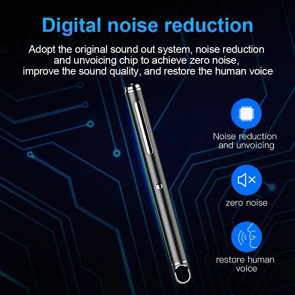 Q83 Voice to Text Intelligent HD Sound Remote 8G Infrared Ray Indicator Light Voice Recorder - 4