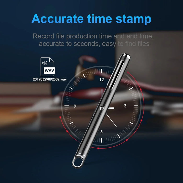 Q83 Voice Control Recorder Voice Recording Pen Device 16G Infrared Ray Indicator Light Voice Recorder - 7