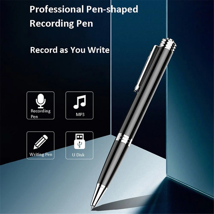 Q80 16GB Writeable Recording Pen Portable Digital Dictaphone Mini Audio Voice Recorder with Time Stamp Function - 2