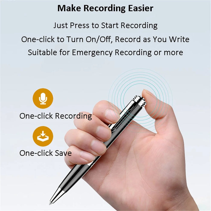 Q80 16GB Writeable Recording Pen Portable Digital Dictaphone Mini Audio Voice Recorder with Time Stamp Function - 4