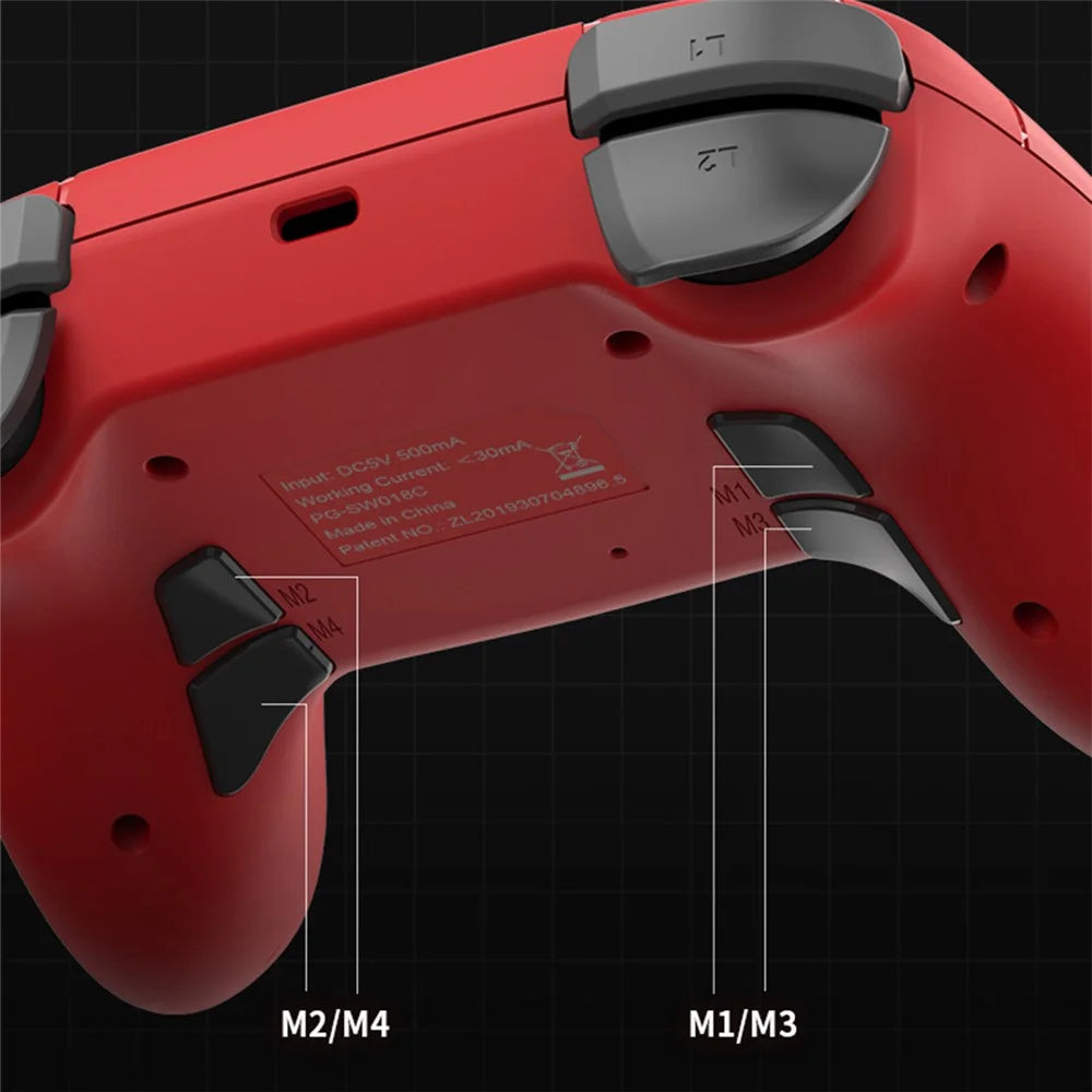 IPEGA PG-SW018 Wireless Game Controller Bluetooth-compatible Gamepad Cordless Handle with Programmable Button for Nintendo Switch/PS3/PC - 4