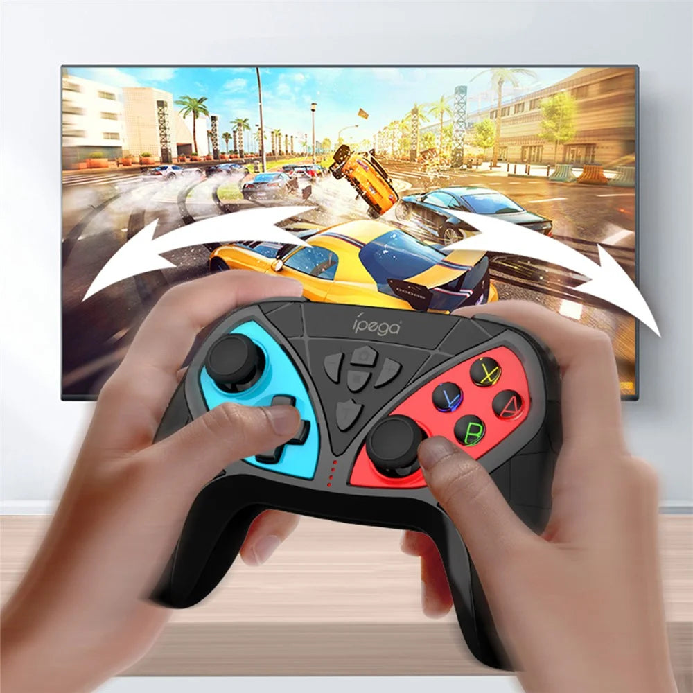 IPEGA PG-SW018 Wireless Game Controller Bluetooth-compatible Gamepad Cordless Handle with Programmable Button for Nintendo Switch/PS3/PC - 6