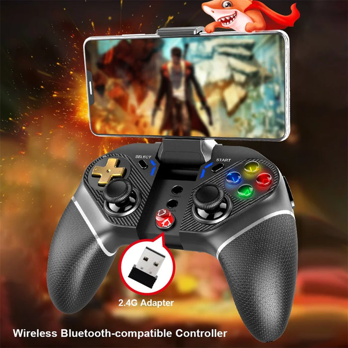 IPEGA PG-9218 Bluetooth-compatible Cordless Gamepad Wireless Game Controller with 2.4G Receiver Programmable Button for Nintendo Switch/PS3/PC - 4