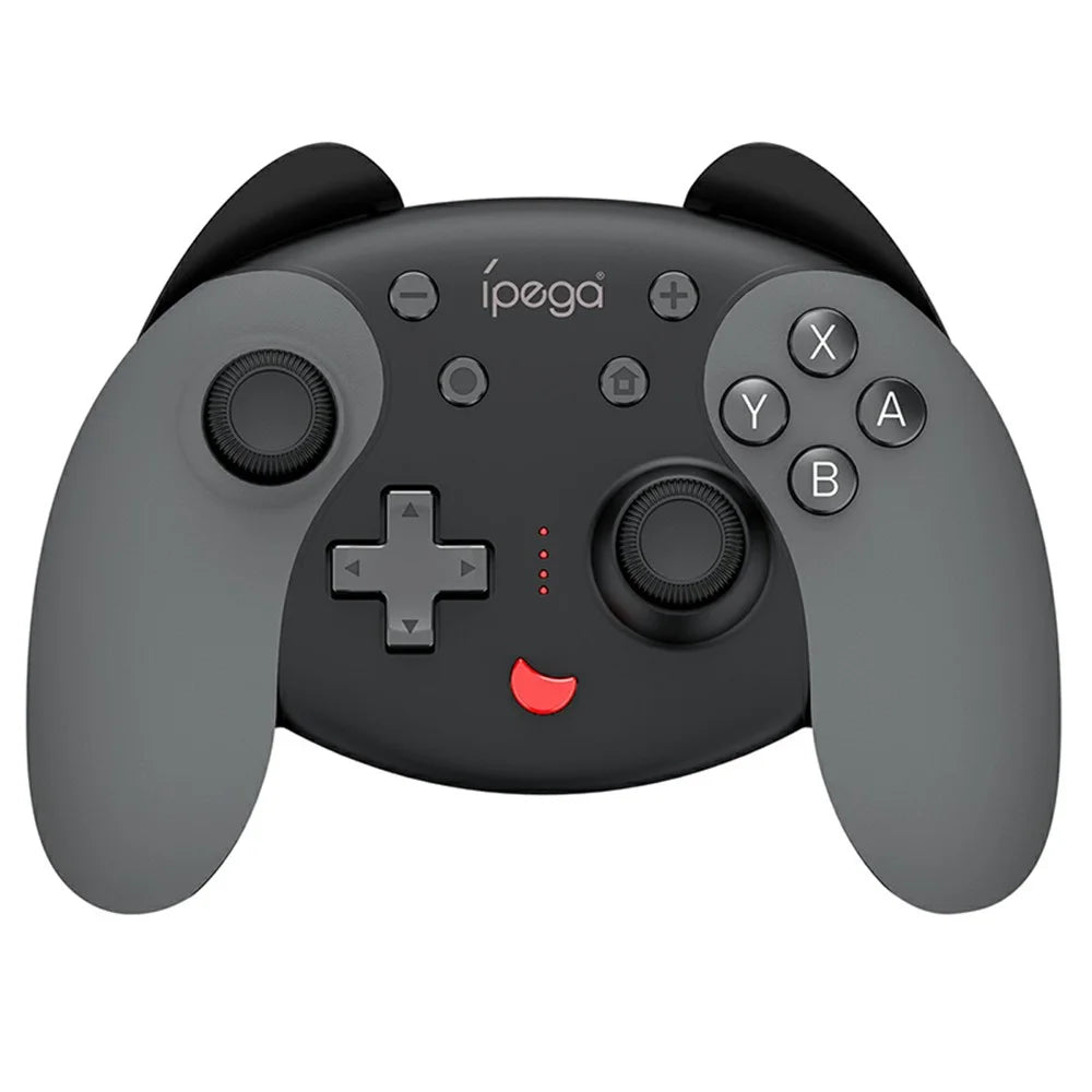 IPEGA PG-SW068 Wireless Game Controller Bluetooth-compatible Joystick with Six-axis Gyroscope NFC Vibration for Nintendo Switch - Black/Grey - 1