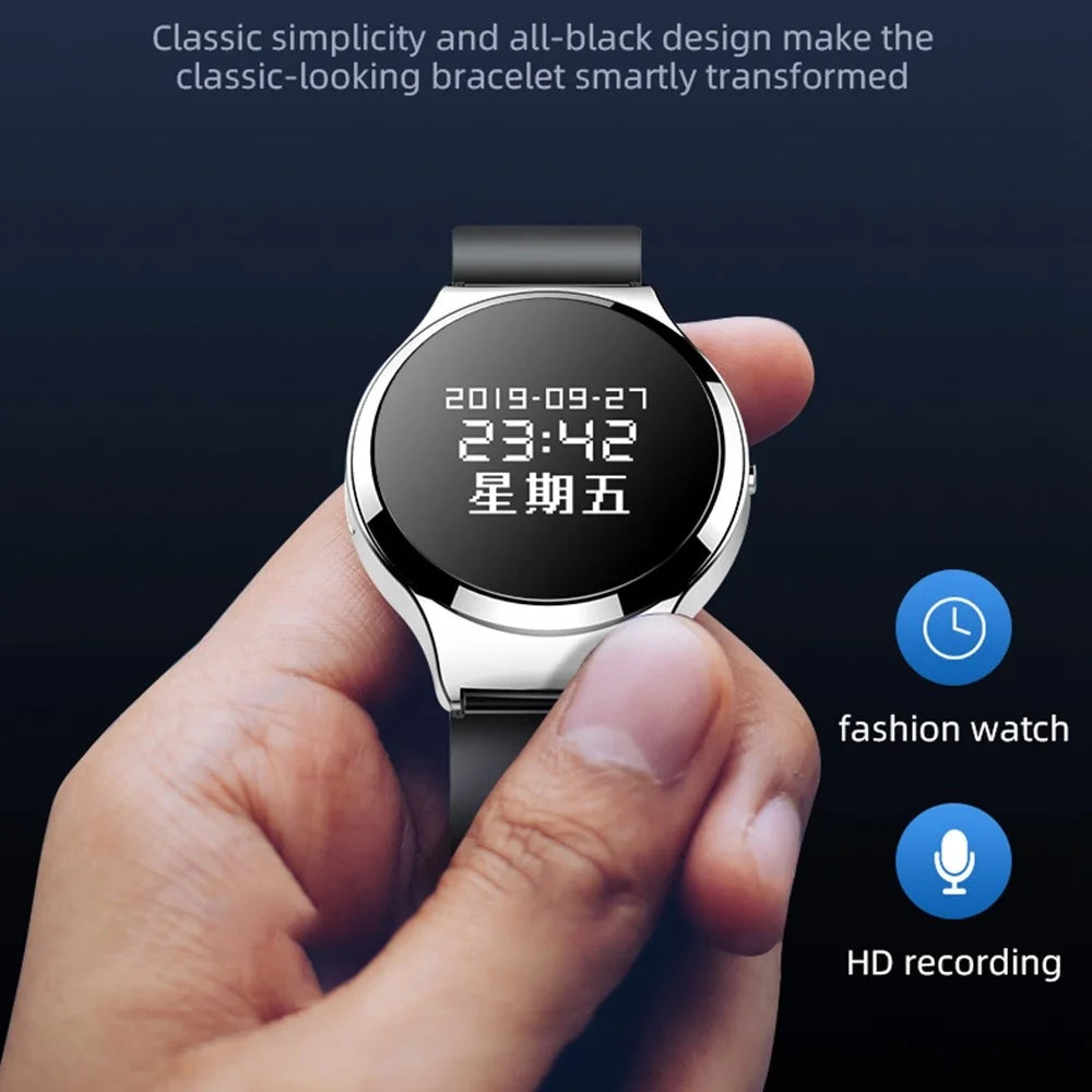 S8 8GB Voice Recorder Bracelet Sound Voice Activated Recording Device Digital Watch for Lectures Meetings Interviews Classes - 6