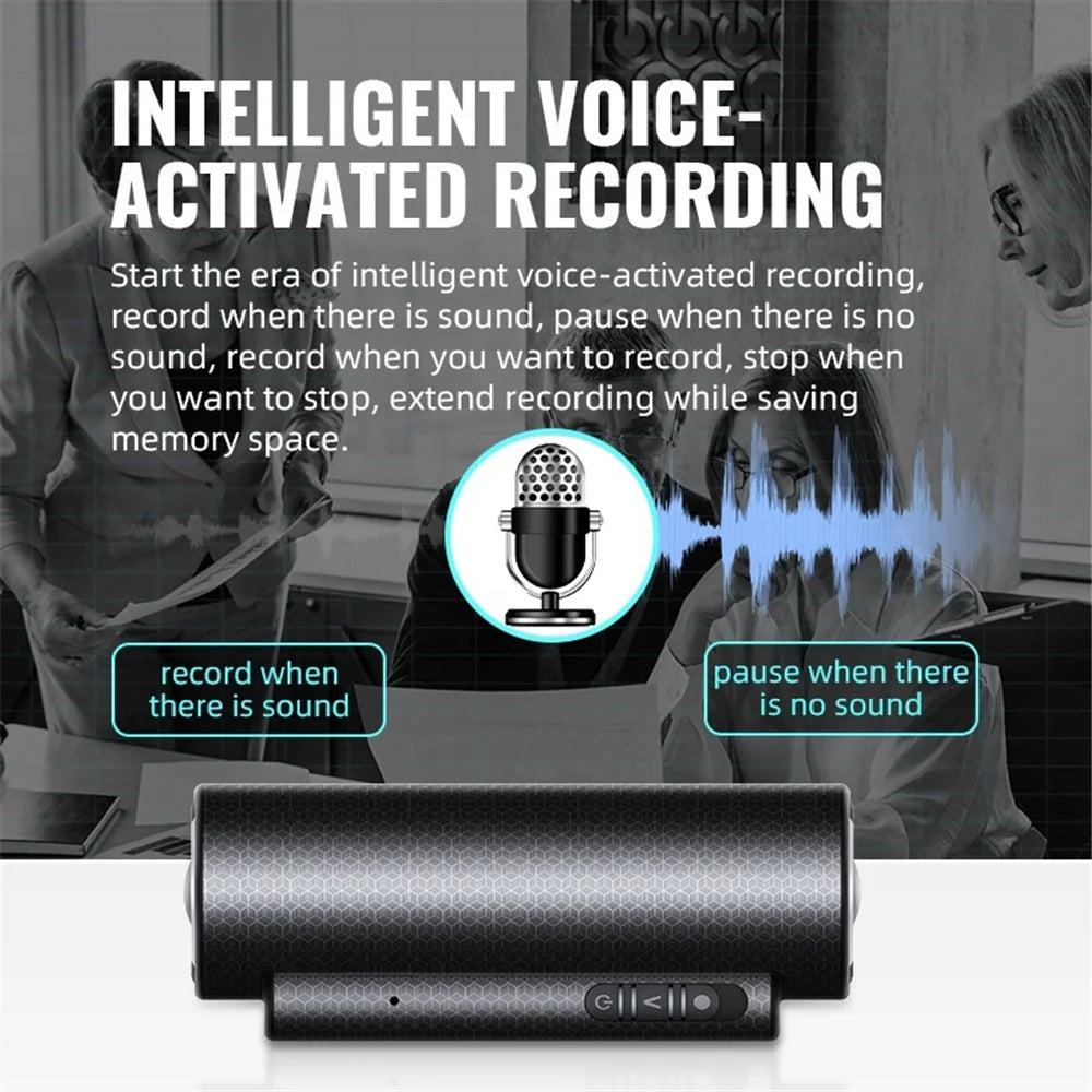 Q76 8GB Strong Magnetic HD Intelligent Noise Reduction Voice Recorder Timestamp for Lectures Meetings Interviews - 6