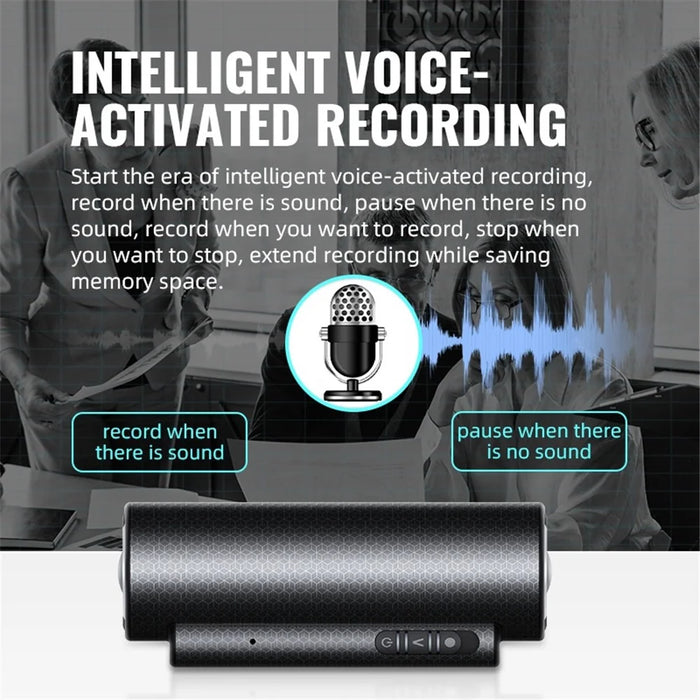 Q76 16GB Strong Magnetic 3200mAh Voice Recorder PMC Voice Decoding Timestamp for Lectures Meetings Interviews - 6