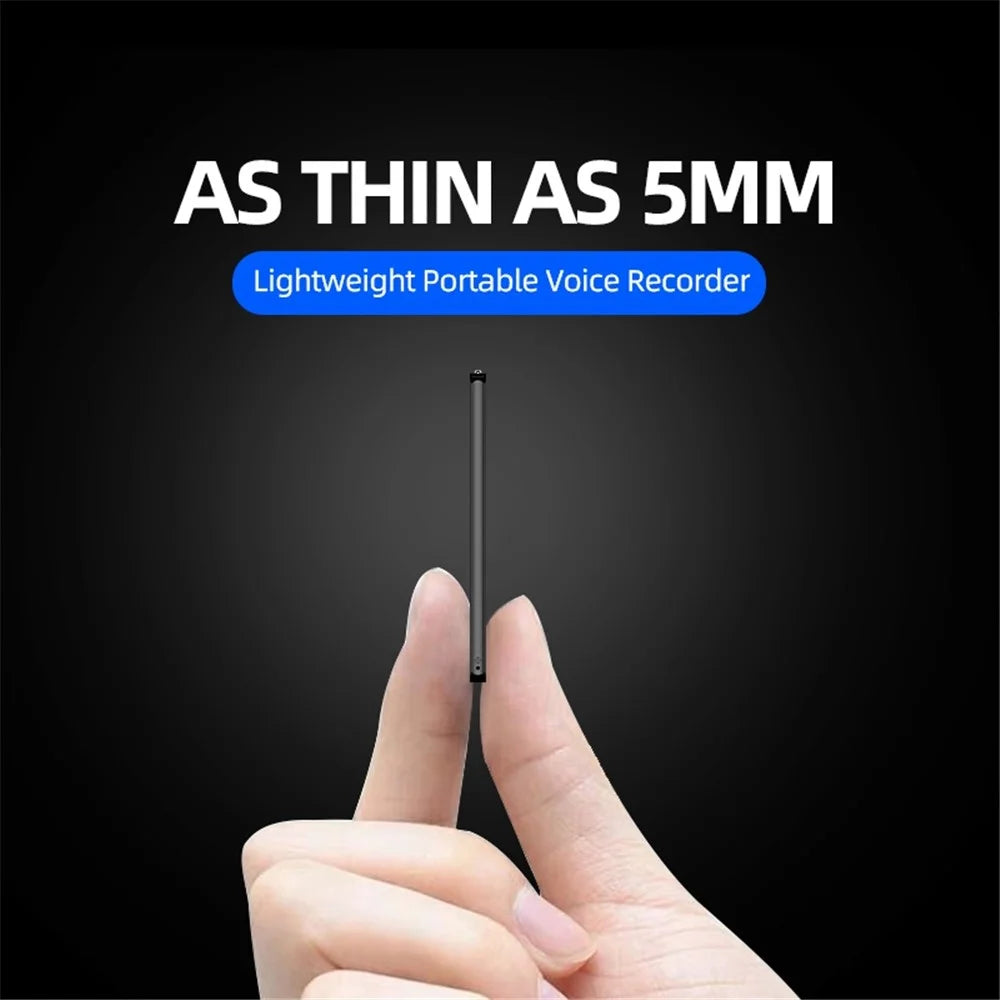 M2 16GB Intelligent Sound Reduction Voice Recorder Mini Audio Recording Storage Device with MP3 Playback for Lectures Meetings Classes - 2