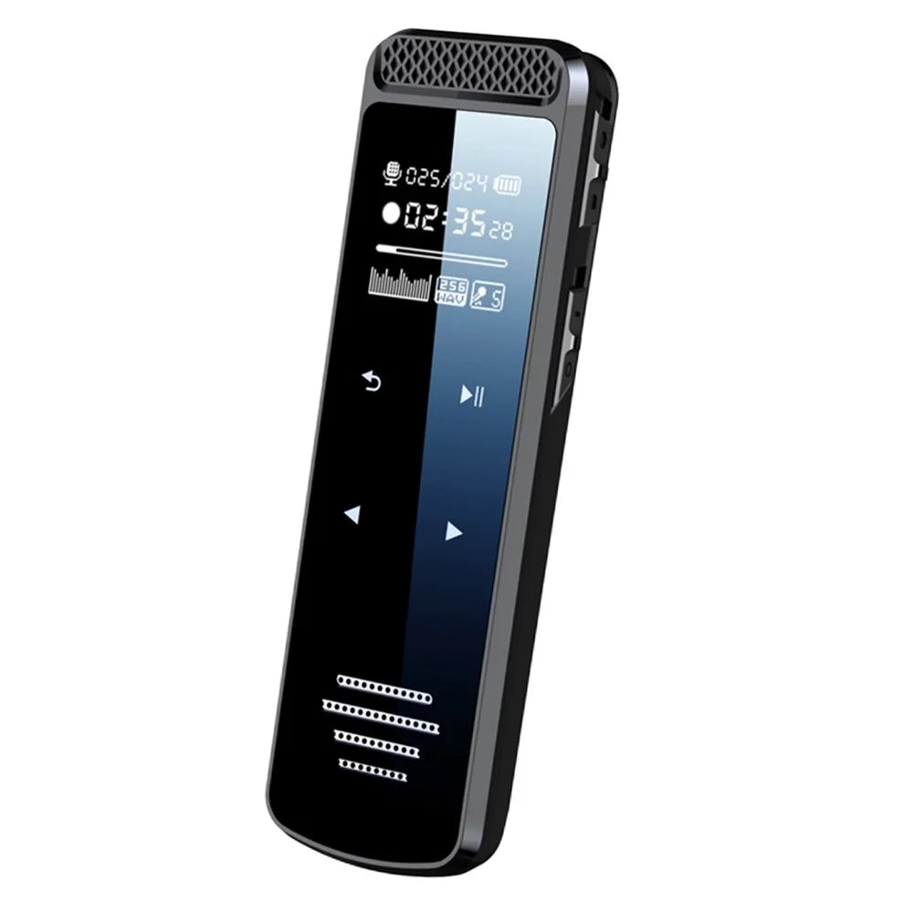 Q55 8GB Voice-to-Text Touch Screen Audio Recorder Zinc Alloy MP3 Playback One-Key Recording Voice Recording Device for Lectures Meetings Classes - 1