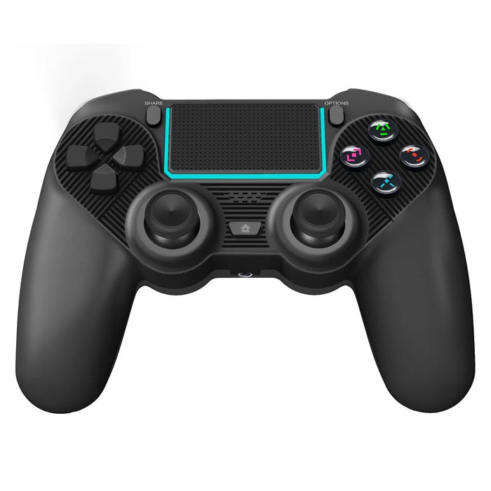 8957 Bluetooth-compatible Wireless Controller for PS4 Game Consoles Joystick Gamepad with LED Light/3.5mm Audio Port Support Dual Motor Dual Vibration - 1