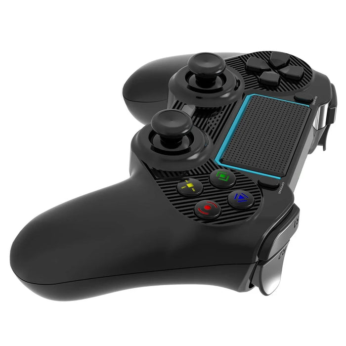 8957 Bluetooth-compatible Wireless Controller for PS4 Game Consoles Joystick Gamepad with LED Light/3.5mm Audio Port Support Dual Motor Dual Vibration - 4