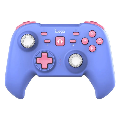 IPEGA PG-SW062C Wireless Game Controller Bluetooth-compatible Gamepad Game Console Cordless Handle for Nintendo Switch, Android, iOS, PC - Blue - 1