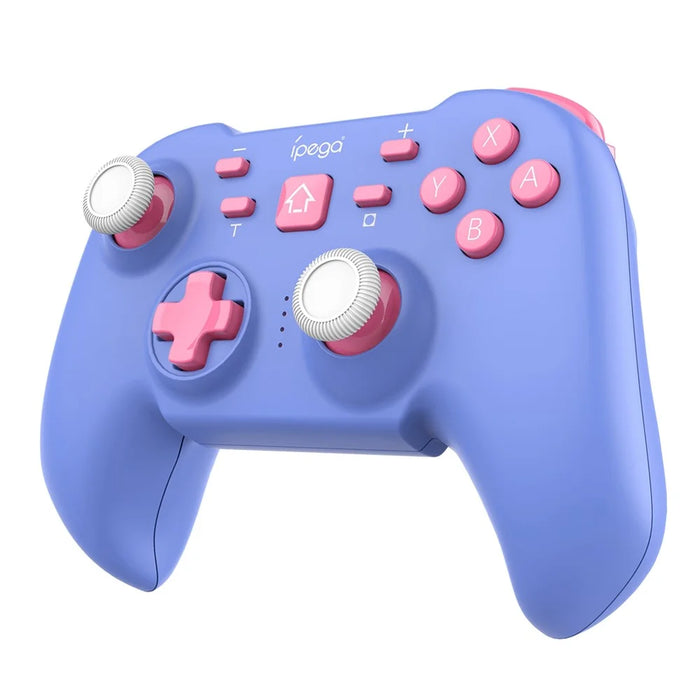 IPEGA PG-SW062C Wireless Game Controller Bluetooth-compatible Gamepad Game Console Cordless Handle for Nintendo Switch, Android, iOS, PC - Blue - 6