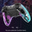 P05 Transparent Wireless Controller for Nintendo Switch, PS4 Game Consoles Portable Gamepad with RGB Lights Cordless Bluetooth-compatible Handle - 3