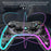P05 Transparent Wireless Controller for Nintendo Switch, PS4 Game Consoles Portable Gamepad with RGB Lights Cordless Bluetooth-compatible Handle - 4