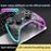 P05 Transparent Wireless Controller for Nintendo Switch, PS4 Game Consoles Portable Gamepad with RGB Lights Cordless Bluetooth-compatible Handle - 7
