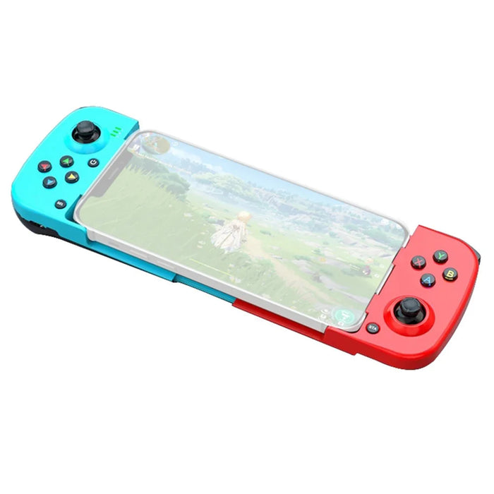D3 Stretchable Wireless Joystick for Mobile Phones Left / Right Controller Bluetooth-compatible Gamepad Portable Game Handle - Red / Blue - 1