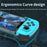 D3 Stretchable Wireless Joystick for Mobile Phones Left / Right Controller Bluetooth-compatible Gamepad Portable Game Handle - Red / Blue - 7