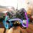 AOLION AL-PC2039 For Nintendo Switch Computer Transparent Wired Gamepad RGB Light Game Controller - 6