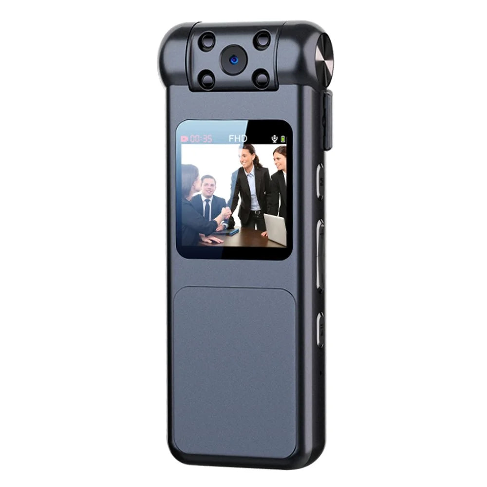 V18 8GB 1080P HD Camera Video Recorder with Clip, Night Version Motion Detection Recording Cam - 1